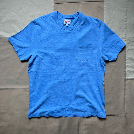 Short Sleeve Pocket Tee, Cornflower