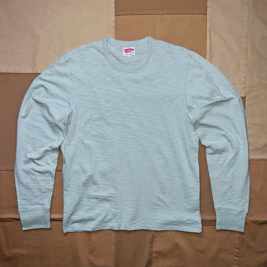 Long Sleeve Slub T-Shirt, Schooner Blue