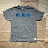 Mr. Right T-Shirt, Streaky Grey