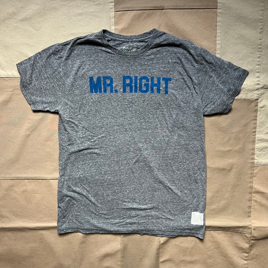 Mr. Right T-Shirt, Streaky Grey