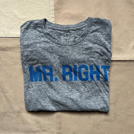 Mr. Right T-Shirt, Streaky Grey