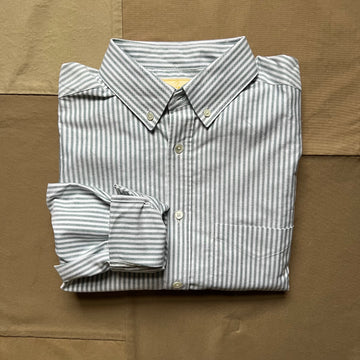 Belavista Stripe Oxford Shirt, Green