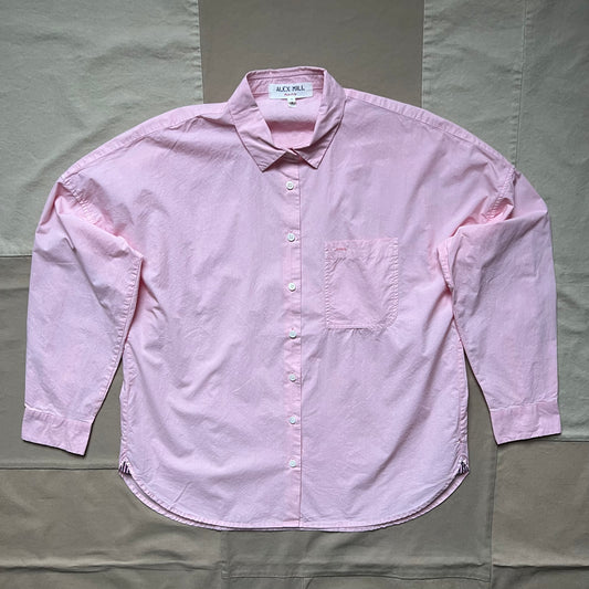 Jo Shirt in Cotton Poplin, Mary's Rose