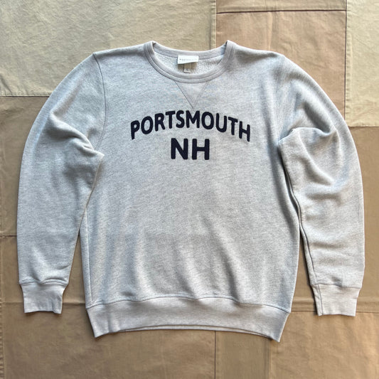 Portsmouth NH Crewneck, Athletic Grey