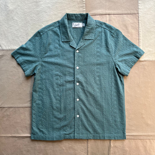 Resort Embroidered Shirt, Sagebrush Green