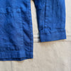 Riviera Work Jacket in Linen, French Navy