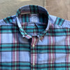Long Sleeve Madras Shirt, Open Blue