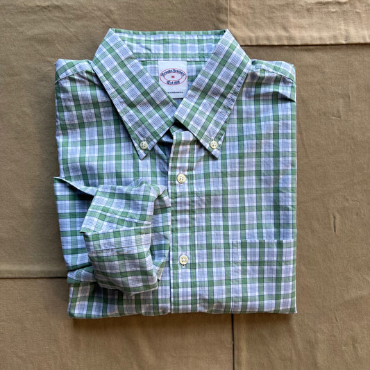 Friday Shirt Poplin Check, Green