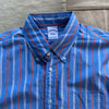 Friday Shirt Poplin Multi Stripe, Blue/Red