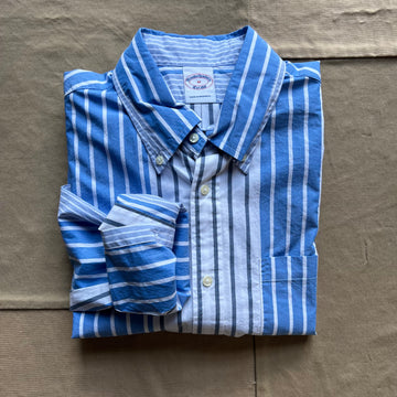 Friday Shirt Poplin Multi Stripe, Blue