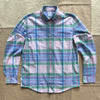 Long Sleeve Madras Shirt, Light Pastel