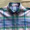 Long Sleeve Madras Shirt, Light Pastel