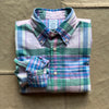 Long Sleeve Madras Shirt, Light Pastel