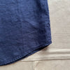 Maddie Shirt in Linen, Dark Navy