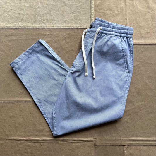 Kennedy Stripe Hi Water Trouser, Navy