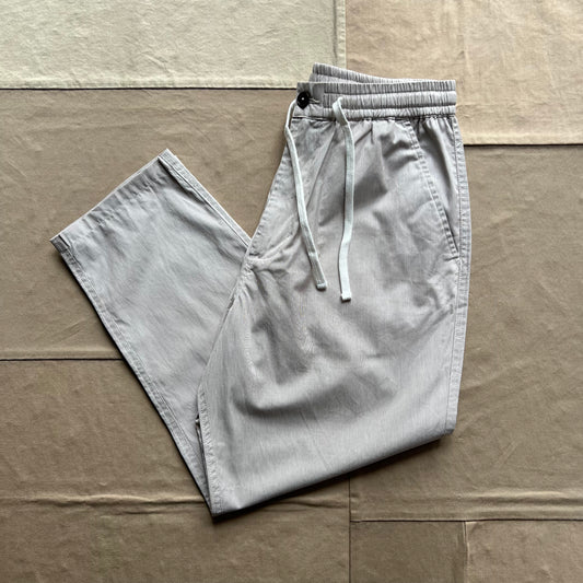 Kennedy Stripe Hi Water Trouser, Brown