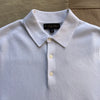 Short Sleeve Supima Cotton Pique Polo Sweater, White