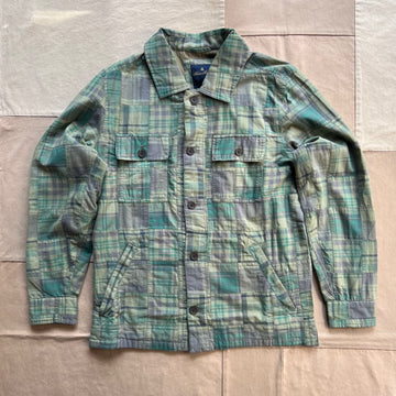 Patchwork Madras Jacket, Green