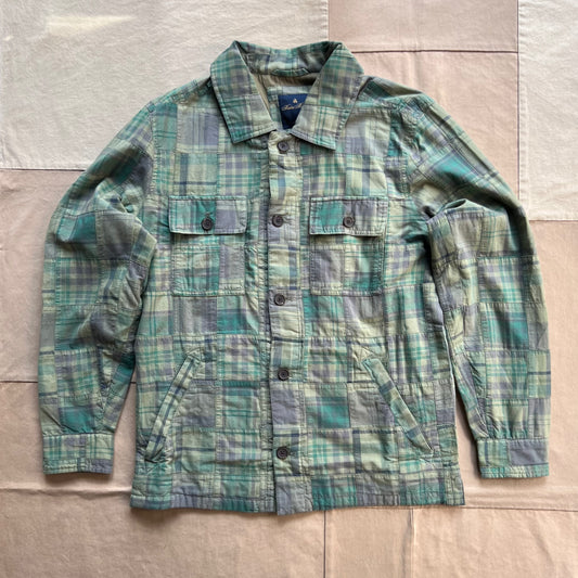 Patchwork Madras Jacket, Green