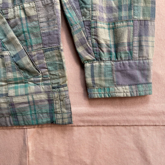 Patchwork Madras Jacket, Green