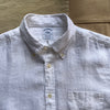 Short Sleeve Linen Shirt, White