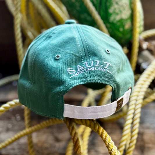 East Coast Needlepoint Hat, Grass Green