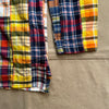 Hooded Patchwork Kurta, Multi Check
