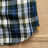 Classic Button Down Collar Short Sleeve Shirt, Navy Multi Check