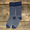 The Brittany Stripe, Navy/Natural