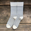 The Brittany Stripe, Natural/Navy