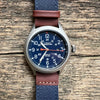 Expedition Scout 40mm Fabric Strap Watch, Navy/Brown