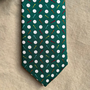 Par-Tee Time Tie, Green