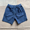 Hemp Stripe Easy Short, Blue/Navy