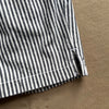 Hemp Stripe Easy Short, Natural/Navy