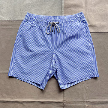 Bayberry Trunk, Light Blue Seersucker