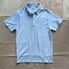Short Sleeve Supima Jersey Polo Tee, Beach Blue