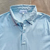 Short Sleeve Supima Jersey Polo Tee, Beach Blue
