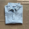 Short Sleeve Supima Jersey Polo Tee, Beach Blue
