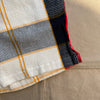 Sault Drawstring Waffle Weave Shorts, Navy Red Check