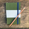 Small Notebook w/ Elastic Band, Green