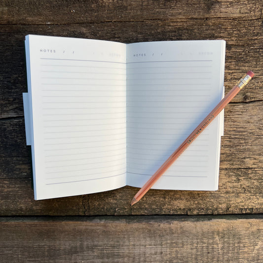 Small Notebook w/ Elastic Band, Green