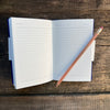 Small Notebook w/ Elastic Band, Blue
