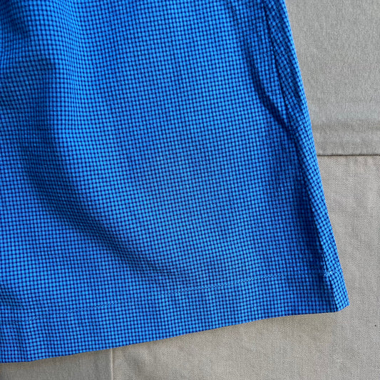 Checks Midi Skirt, Blue