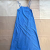 Checks Strappy Straight Dress, Blue