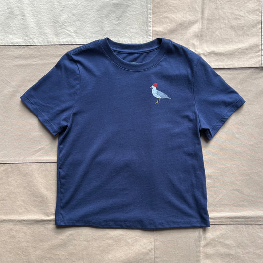 Women's Seagull T-Shirt, Navy