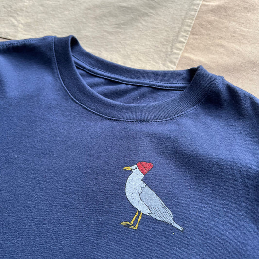 Women's Seagull T-Shirt, Navy