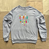 Seasonal Buoy Crewneck, Navy/Grey