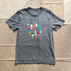 Seasonal Buoy T-shirt, Navy/Grey