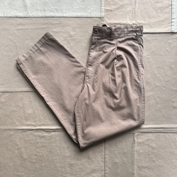 Georges Pull On Pant in Lightweight Cotton, Field Khaki
