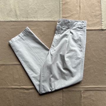Georges Pull On Pant in Lightweight Cotton, Stone